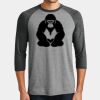Mens Perfect Tri ® 3/4 Sleeve Raglan Thumbnail