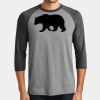 Mens Perfect Tri ® 3/4 Sleeve Raglan Thumbnail