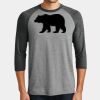 Mens Perfect Tri ® 3/4 Sleeve Raglan Thumbnail