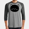 Mens Perfect Tri ® 3/4 Sleeve Raglan Thumbnail