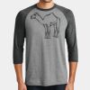Mens Perfect Tri ® 3/4 Sleeve Raglan Thumbnail