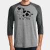 Mens Perfect Tri ® 3/4 Sleeve Raglan Thumbnail