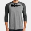 Mens Perfect Tri ® 3/4 Sleeve Raglan Thumbnail