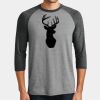 Mens Perfect Tri ® 3/4 Sleeve Raglan Thumbnail