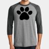Mens Perfect Tri ® 3/4 Sleeve Raglan Thumbnail