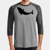 Mens Perfect Tri ® 3/4 Sleeve Raglan Thumbnail