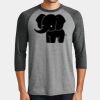 Mens Perfect Tri ® 3/4 Sleeve Raglan Thumbnail