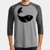 Mens Perfect Tri ® 3/4 Sleeve Raglan Thumbnail