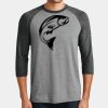 Mens Perfect Tri ® 3/4 Sleeve Raglan Thumbnail