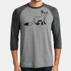 Mens Perfect Tri ® 3/4 Sleeve Raglan Thumbnail