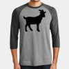 Mens Perfect Tri ® 3/4 Sleeve Raglan Thumbnail