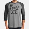 Mens Perfect Tri ® 3/4 Sleeve Raglan Thumbnail