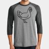 Mens Perfect Tri ® 3/4 Sleeve Raglan Thumbnail