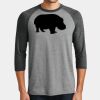 Mens Perfect Tri ® 3/4 Sleeve Raglan Thumbnail
