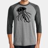 Mens Perfect Tri ® 3/4 Sleeve Raglan Thumbnail