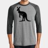 Mens Perfect Tri ® 3/4 Sleeve Raglan Thumbnail
