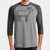 Mens Perfect Tri ® 3/4 Sleeve Raglan Thumbnail