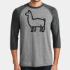 Mens Perfect Tri ® 3/4 Sleeve Raglan Thumbnail