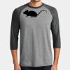 Mens Perfect Tri ® 3/4 Sleeve Raglan Thumbnail
