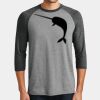 Mens Perfect Tri ® 3/4 Sleeve Raglan Thumbnail