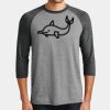 Mens Perfect Tri ® 3/4 Sleeve Raglan Thumbnail