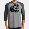 Mens Perfect Tri ® 3/4 Sleeve Raglan Thumbnail