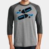 Mens Perfect Tri ® 3/4 Sleeve Raglan Thumbnail