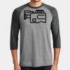 Mens Perfect Tri ® 3/4 Sleeve Raglan Thumbnail