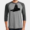 Mens Perfect Tri ® 3/4 Sleeve Raglan Thumbnail