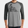 Mens Perfect Tri ® 3/4 Sleeve Raglan Thumbnail