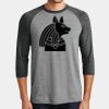 Mens Perfect Tri ® 3/4 Sleeve Raglan Thumbnail