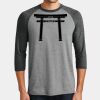 Mens Perfect Tri ® 3/4 Sleeve Raglan Thumbnail
