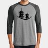 Mens Perfect Tri ® 3/4 Sleeve Raglan Thumbnail