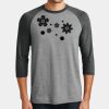 Mens Perfect Tri ® 3/4 Sleeve Raglan Thumbnail