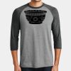 Mens Perfect Tri ® 3/4 Sleeve Raglan Thumbnail
