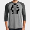 Mens Perfect Tri ® 3/4 Sleeve Raglan Thumbnail