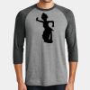 Mens Perfect Tri ® 3/4 Sleeve Raglan Thumbnail
