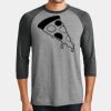 Mens Perfect Tri ® 3/4 Sleeve Raglan Thumbnail