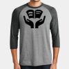 Mens Perfect Tri ® 3/4 Sleeve Raglan Thumbnail
