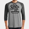 Mens Perfect Tri ® 3/4 Sleeve Raglan Thumbnail