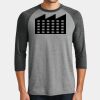 Mens Perfect Tri ® 3/4 Sleeve Raglan Thumbnail