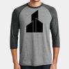 Mens Perfect Tri ® 3/4 Sleeve Raglan Thumbnail