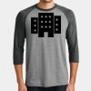 Mens Perfect Tri ® 3/4 Sleeve Raglan Thumbnail