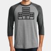 Mens Perfect Tri ® 3/4 Sleeve Raglan Thumbnail