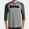Mens Perfect Tri ® 3/4 Sleeve Raglan Thumbnail