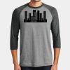 Mens Perfect Tri ® 3/4 Sleeve Raglan Thumbnail