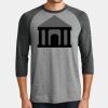 Mens Perfect Tri ® 3/4 Sleeve Raglan Thumbnail