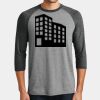 Mens Perfect Tri ® 3/4 Sleeve Raglan Thumbnail