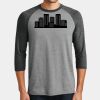 Mens Perfect Tri ® 3/4 Sleeve Raglan Thumbnail