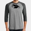 Mens Perfect Tri ® 3/4 Sleeve Raglan Thumbnail